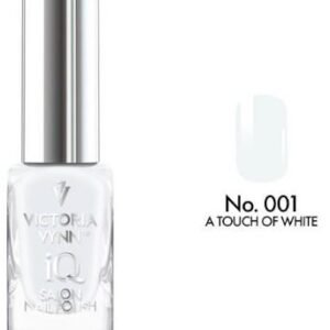 V.V NAIL POLISH IQ 001 A TOUCH OF WHITE