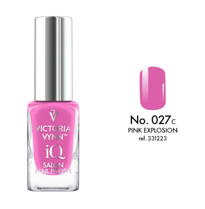 V.V NAIL POLISH IQ 027 PINK EXPLOSION