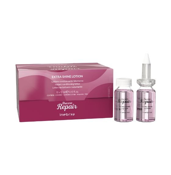 INEBRYA LOCION EXTRA BRILLO SHECARE REPAIR 12PZ X 12ML