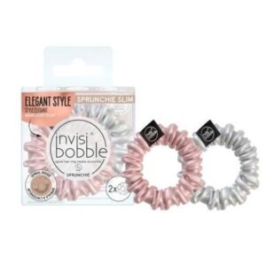 INVISIBOBBLE COLETERO SPRUNCHIE SLIM BELLA CHROME 2 PCS
