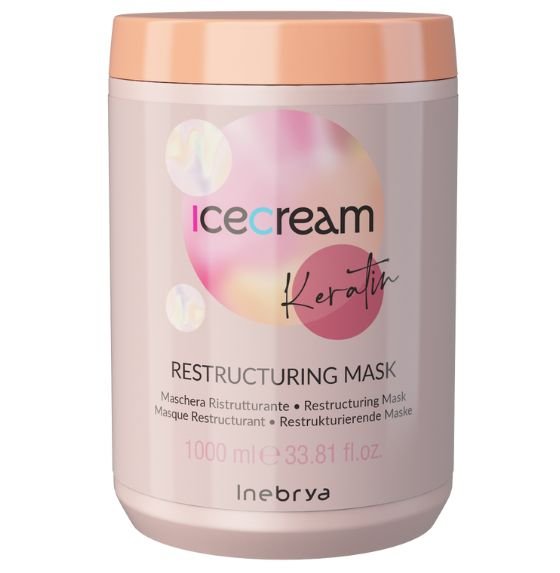 INEBRYA MASCARILLA REESTRUCTURANTE KERATIN 1000ML NEW