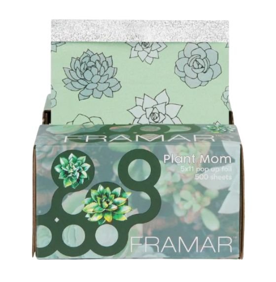 FRAMAR PAPEL ALUMINIO COLORACIÓN PLANT MOM 500 LAMINAS 12,7CM X 27,95CM